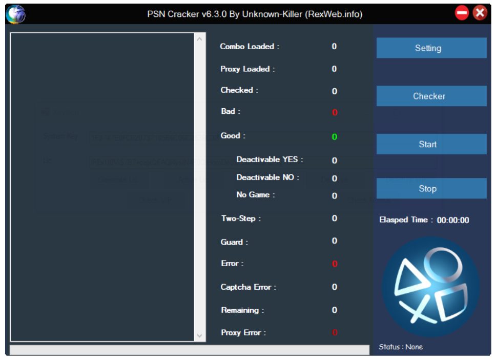 برنامه PSN Cracker v6.3.0 By Unknown-Killer (کرکر PSN)