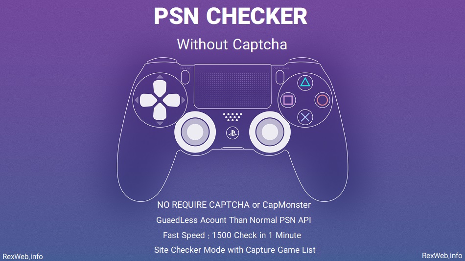 چکر PSN کپچالس بدون نیاز به کپچا و کپ مانستر - PSN Checker Captcha Less